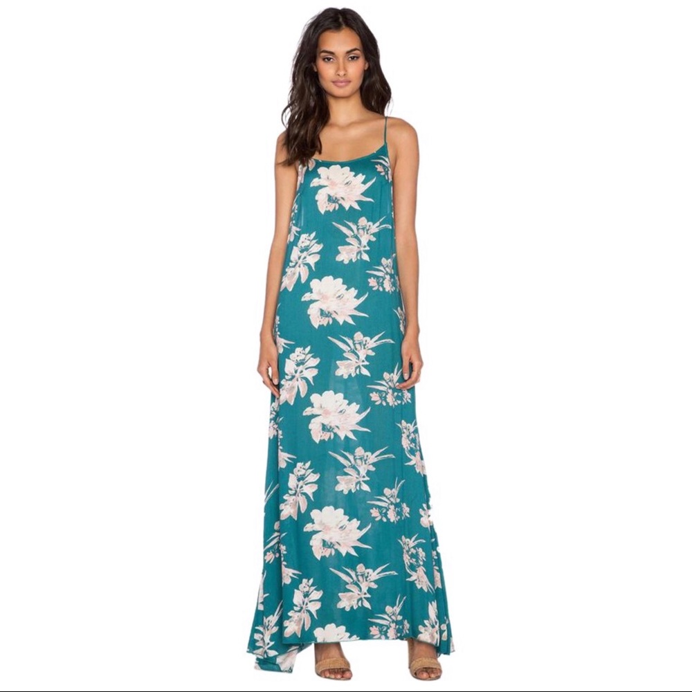 Free people Intimately floral maxi dress sz L